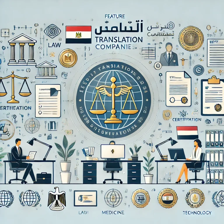 Top certified and authorized translation companies in Egypt offering expert services in various industries, including legal, medical, and technical fields.