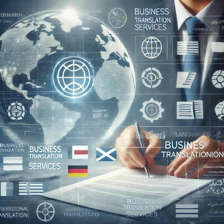 Global business translation services with professional translating international documents.