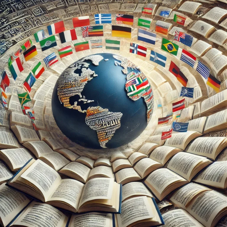 Global literary translation connecting different cultures through books